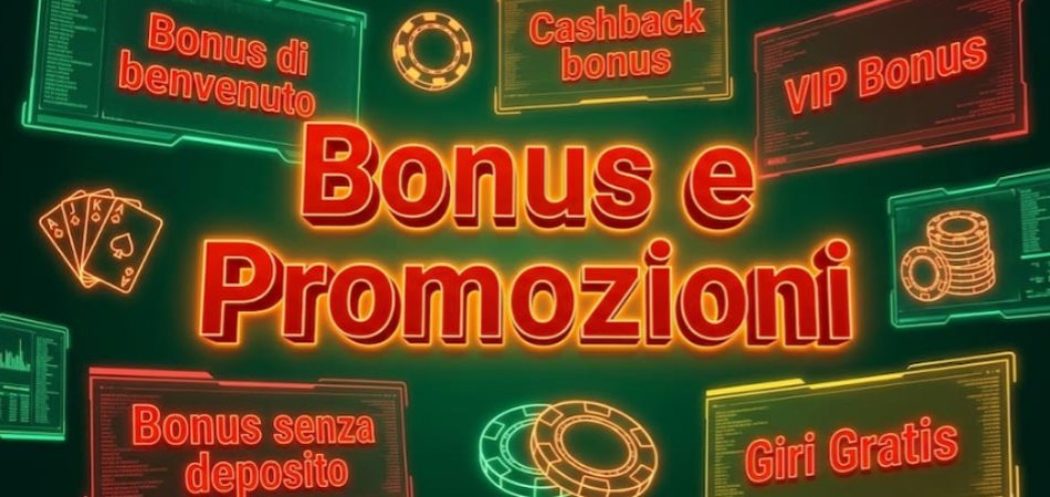Bonus e promozioni